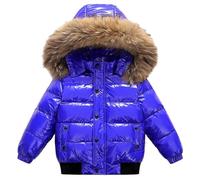 Cappotto invernale imbottito per ragazze con piumino Medio-Lungo sintetico Giacca Invernale con Cappuccio Giubbotti Bimba Bimbo Leggero 1-11Anni giacca parka resistente all'acqua