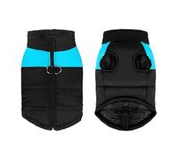 Cappotto invernale per cani bassotto, impermeabile e caldo, con fodera morbida, per cani, cappotto invernale per bassotto, cappotto impermeabile per animali domestici (blu, XL)