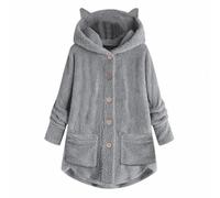 Cappotto lungo da donna con cappuccio giacca in pile giacca da chef da donna leggero cappotto invernale da chef lunghi cappotti invernali per il Regno Unito Cappotti da donna cappotti formali Trench
