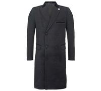 Cappotto Lungo Grigio Doppio Petto In Lana 3/4 Da Uomo Peaky Blinders