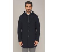 CAPPOTTO MANUEL RITZ CON PETTORINA E CAPPUCCIO BLU DA UOMO 3932H8407C-253745