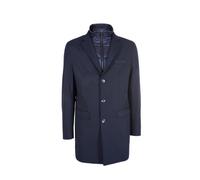 cappotto monopetto con gilet removibile Blu