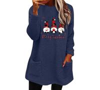 Cappotto natalizio da donna in pile con cappuccio sfocato da donna JGA da sposa damigelle d'onore autunno inverno pullover termico con cappuccio senza cappuccio in peluche Outwear per regali di Natale