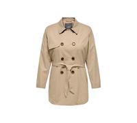 ONLY Carmakoma Cappotto di mezza stagione 'VALERIE' beige scuro, Taglia S