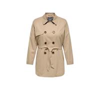 Cappotto Only Carmakoma da donna, codice 15293954, colore marrone.