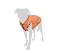 Cappotto per cane Nomad Tales Bloom Puffer, arancione/beige - ca. 55 cm lungh. dorso