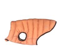 Cappotto per cane Nomad Tales Bloom Puffer, arancione/beige - ca. 55 cm lungh. dorso