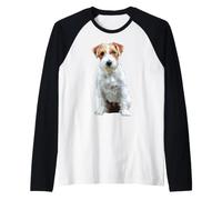 Cappotto Ruvido Jack Russell Terrier Maglia con Maniche Raglan
