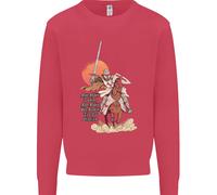 Cappotto Sweatshirt Jumper Cavaliere Templare Su Un Cavallo Uomo