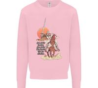 Cappotto Sweatshirt Jumper Cavaliere Templare Su Un Cavallo Uomo