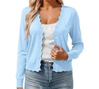 Cappotto taglie forti da donna, elegante capispalla per ogni stagione, vestibilità comoda, design versatile, materiale resistente, ideale per occasioni formali casual, Blu, M