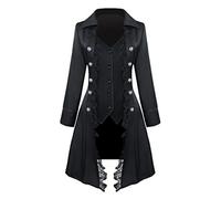Cappotto tripetto a Maniche Lunghe a Maniche Lunghe medievali alla da Donna Maglione Anziana Invernale