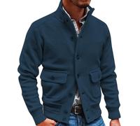 Cappotto Uomo Autunno Felpa Y2K Rossa Giubbotto Termico con Zip E Cappuccio Senza Cappuccio Cotone Be Board Giubbotto di Pelle Tuta Intera da Lavoro