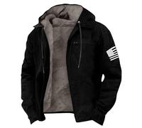 Cappotto Uomo Giacca Invernale Uomo Taglie Forti Camera Leggero Jacket Softshell Giacca Militare Antivento Giubbotto Vento Imbottito Sci Casual Sportivo Black Friday 2025 Abbigliamento 15#nero 7XL