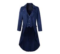 Cappotto uomo gotico vittoriano elegante perfetto per cosplay e feste in costume