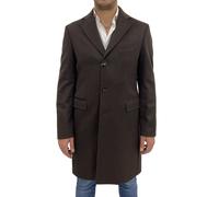 Cappotto uomo Navigare, marrone in Lana e Kashmir, made in Italy, sconto 70%.