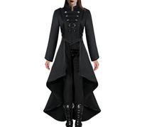 Cappotto Vittoriano Donna Gotico, Rinascimento E Medievale Uniforme con Lungo