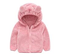 Cappotto Warm Ear Cute Boy Hooded Baby Kids Outwear Toddler Thick Zipper Fleece Girls Coat & Jacket Giubbotto Invernale Bambina 9 Anni
