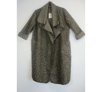 Cappotto/Wrap Cascata In LANA BOLLITA Al 30% Con Tasche Frontali Taglia 16-20