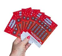 Cappstan UK Biglietti Gratta e Vinci Gender Reveal “È Una Femmina” - 6 Cartoline Sorpresa Originale - Idea Creativa per Annunciare l’Arrivo di una Bambina