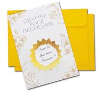 Cappstan UK Oro Gratta Carte Abbiamo Avremo Un Bebe Vuoi Essere Mio Padrino? - Confezione da 2 pezzi