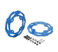 Cappuccetto di catena con copertura compatibile con YFZ450R ATV 2009-2022 Modelli, protezione alluminio CNC(Blue)