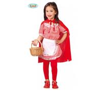 Cappuccetto Rosso Costume Bambina 7/9 Fiabe Favole Bambini Carnevale