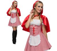 Cappuccetto Rosso Costume Donna Favola Libro Settimana Vestito