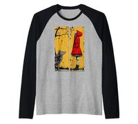 Cappuccetto Rosso e Il Lupo Maglia con Maniche Raglan