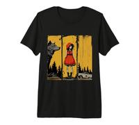 Cappuccetto Rosso e Il Lupo Maglietta Premium