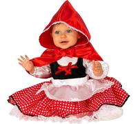 Rubies Costume da Cappuccetto per ragazze, vestito e mantello con cappuccio, taglia 1-2 anni, per Carnevale, feste, Halloween