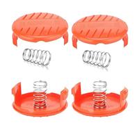 Cappucci a Rocchetto,4 Pezzi Spool Caps Trimmer Spool cap,Accessori per Decespugliatore,Cappucci per Rocchetti in ABS per Black-Decker, Rasaerba Rc-100-P, Bobina per Decespugliatore AFS