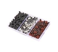 Cappucci abrasivi Cappucci abrasivi for unghie, lime for trapano for unghie, grana 180/120/80, confezione multicolore(Hzsq-03(100pcs))