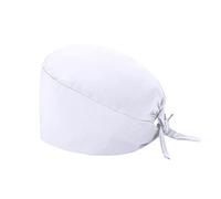 Cappucci chirurgici con bottoni e fascia per il sudore cravatta regolabile in cotone traspirante regolabile chirurgo medico infermiera cappello da lavoro per donne uomini, N, Taglia unica