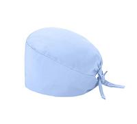 Cappucci chirurgici con bottoni e fascia per il sudore cravatta regolabile in cotone traspirante regolabile chirurgo medico infermiera cappello da lavoro per donne uomini, L, Taglia unica