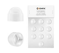 Cappucci copri-dado bulloni M12 (chiave 19) Bianco cappucci di protezione per viti 50 pezzi Cappucci protettivi esagonali Tappi plastica EMFA ®