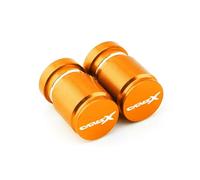 cappucci delle valvole dei pneumatici Per CYGNUSX 125 CYGNUS X 125 SMAX 155 BWS R 125 ZUMA Accessori Per Motociclette Ruota Pneumatico Valvola Porta Aria Stelo Copertura Tappo(Orange)