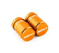 cappucci delle valvole dei pneumatici Per HON@&DA DREAMWING Navi 110 Navi Moto CNC Accessori Ruota Pneumatico Valvola Porta Aria Stelo Copertura Tappo(Orange)