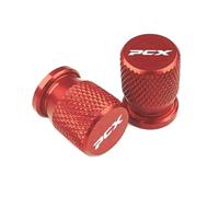 cappucci delle valvole dei pneumatici Per Hon@&da PCX160 PCX150 PCX125 PCX 125 150 160 TUTTI GLI ANNI Moto Ruote Pneumatico Valvola Nucleo Tappo Aria Porta Stelo Copertura Accessori(PCX - Red)