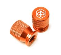 cappucci delle valvole dei pneumatici Per PIAGGIO Liberty125 MP3 500 Medley Beverly 300 ZIP50 X7 X9 Moto CNC Valvola Nucleo Tappo Bocca Aerata Pneumatici Copertura Ugello Gas(Orange)