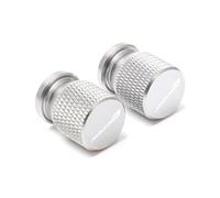 cappucci delle valvole dei pneumatici Per SYM Scooter MAXSYM TL 500 400 508 600i Moto CNC Alluminio Ruota Pneumatico Parti Valvola Stelo Tappi Copertura(Silver)