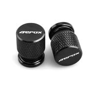 Cappucci delle valvole per motociclette Per Aerox 155 50 50CC Accessori Universali Per Moto Tappi Valvola Pneumatici Prese D'aria Copri Stelo Pneumatico Parti(Black)