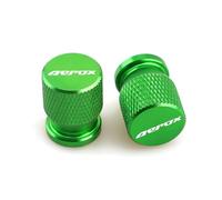 Cappucci delle valvole per motociclette Per Aerox 155 50 50CC Accessori Universali Per Moto Tappi Valvola Pneumatici Prese D'aria Copri Stelo Pneumatico Parti(Green)