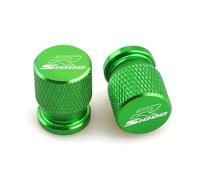 Cappucci delle valvole per motociclette Per BM@&W S1000R S1000RR S1000XR S 1000 R RR XR 2009-2022 2023 Accessori Per Moto Coprivalvole Per Pneumatici CNC Copripolvere(S1000R Green)