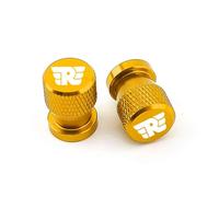 Cappucci delle valvole per motociclette Per Royal Enfield Bullet Meteor Classic 350 500 Interceptor 650 Continental GT 535 Himalayan 450 411 Accessori Per Tappi Valvola Pneumatici(Gold)