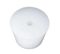 Cappucci di copertura in gomma, Tappi in silicone da 5 pezzi con foro 8 mm, tappi conici perforati for uso alimentare(11x15x21mm)