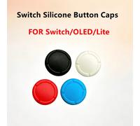 Cappucci di ricambio per joystick, impugnature per pollice per Nintendo Switch Joy-Con, Switch OLED e Switch Lite, copertura per pulsante di impugnatura del joystick Joycon, kit di accessori per parti
