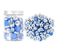 Cappucci flip off blu da 20 mm-100 Pcs Alluminio-Plastica blu Caps per flaconcino di vetro
