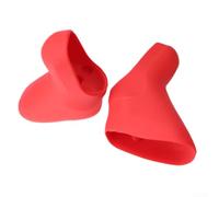 Cappucci in silicone per leva del freno SRAM a 10 velocità, coperture antiscivolo per cambio della bicicletta con presa migliorata, resistente alle intemperie, ricambio per ciclismo su strada (rosso)