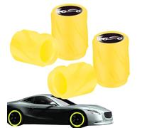 Cappucci luminosi per valvola pneumatici - 4 per ruote automobilistiche, cappucci luminosi a LED, potenziatori decorativi per pneumatici per auto/SUV/camion/moto, protezione baglio